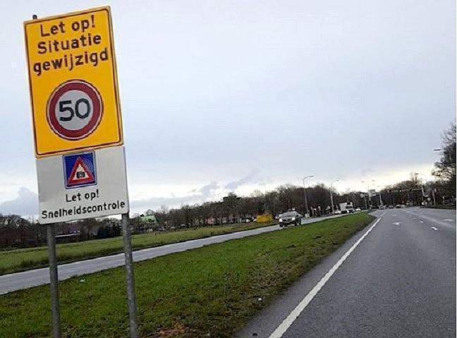 Flitspaal Europaweg-Zuid gewijzigd: flitst nu bij 50km/h