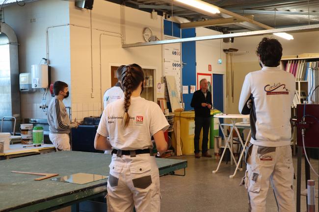 Schildersvakwedstrijd bij Drenthe College en Schildersvakopleiding Assen