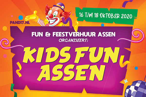 Kids Fun van 16 t/m 18 oktober bij Pand17 Assen