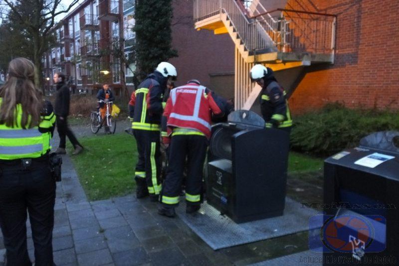 Vandalen stichten brand in container