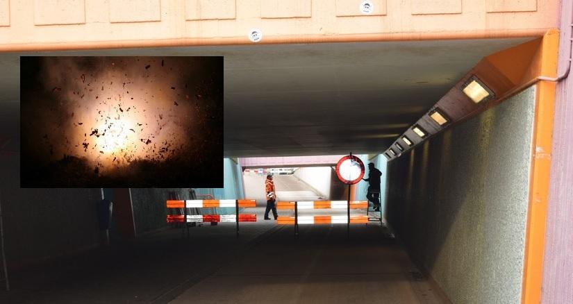 Vuurwerkbom maakt slachtoffer in Vredeveldsetunnel