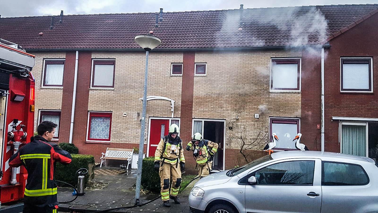 Brand in woning in Marsdijk (Video)