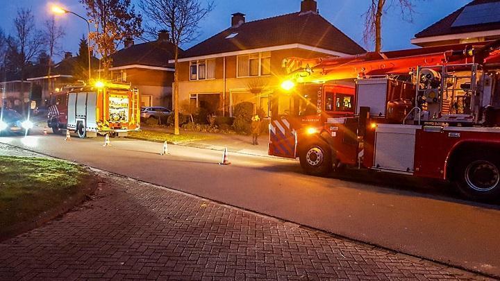 Brandje in schoorsteen in Marsdijk