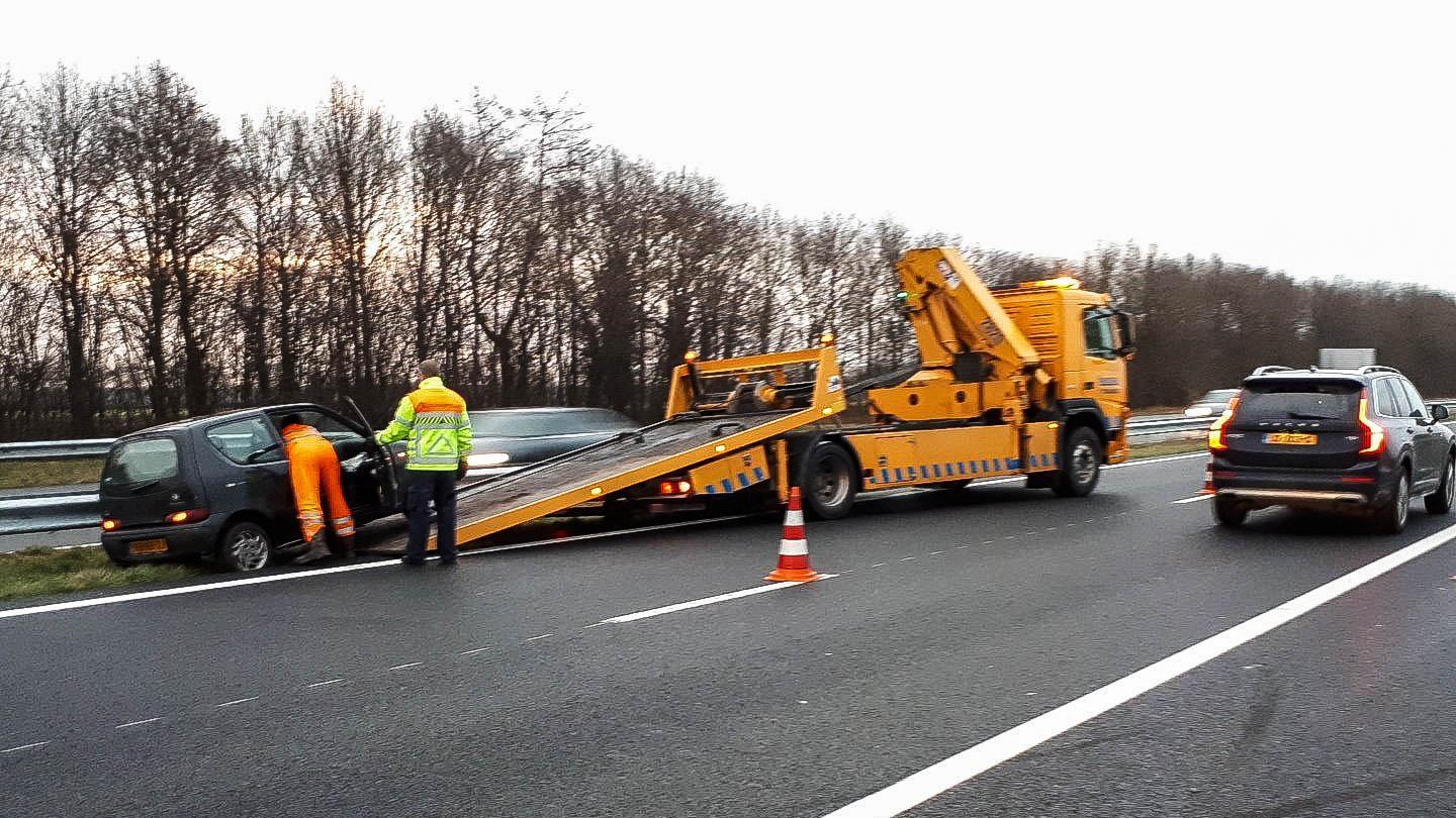 Meerdere aanrijdingen op de A28 tussen Assen en Groningen