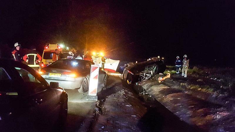 Zwaargewonde bij ongeval in Hijken (Video)