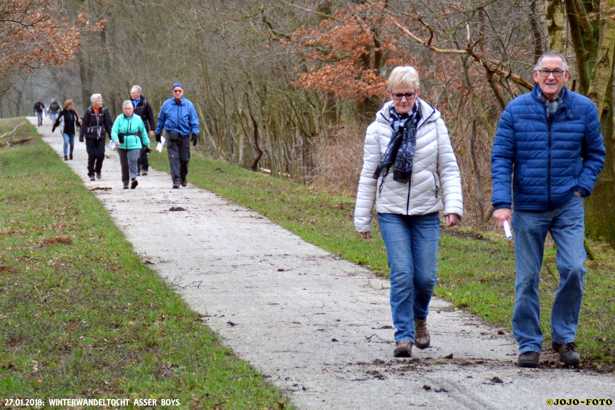 Geslaagde winterwandeltocht van Asser Boys