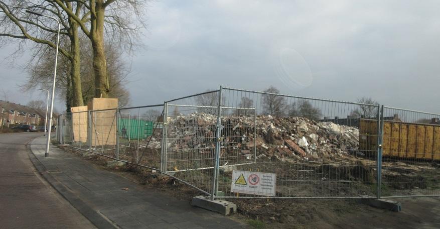 Derde flat Rabenhauptstraat gesloopt