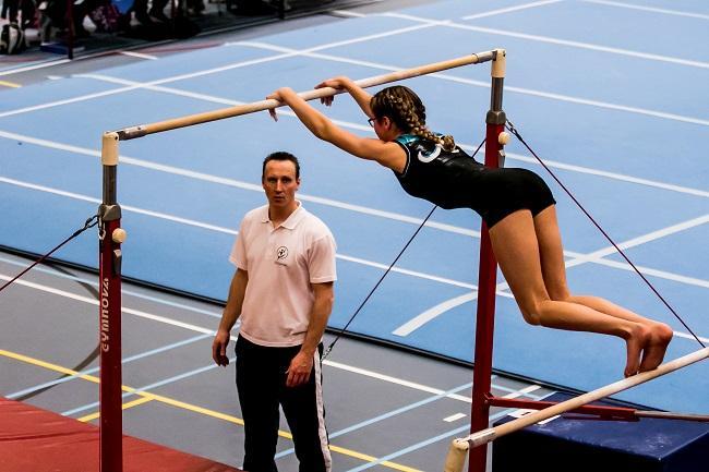 Fotos: Noordelijke turnsters in actie tijdens RWS B in Assen