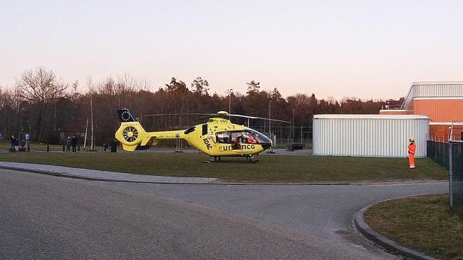 Mobiel Medisch Team met traumahelikopter bij De Bonte Wever