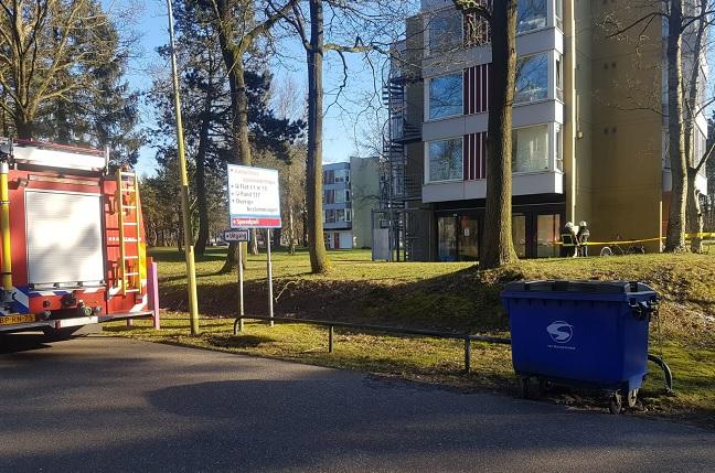 Gaslek bij flat op GGZ-terrein