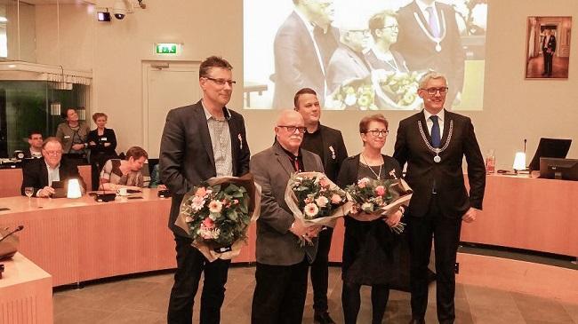 Vier koninklijke onderscheidingen voor vertrekkende raadsleden