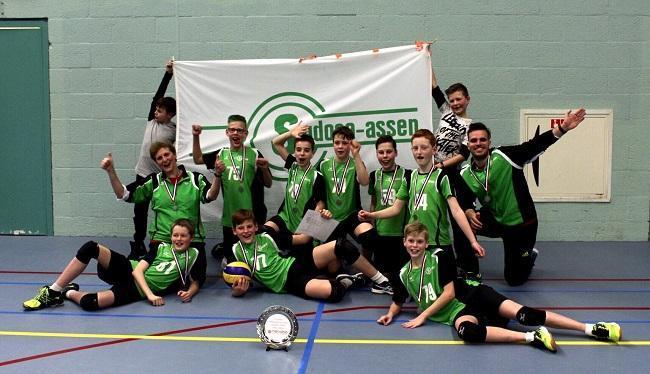 Sudosa-Desto Jongens D winnen een zilveren medaille op NK jeugdvolleybal