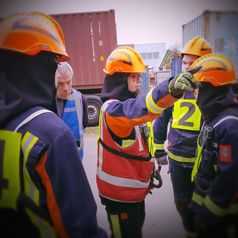 Leerzame oefenavond jeugdbrandweer Assen