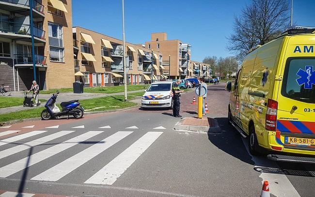 Scooterrijder gewond bij aanrijding (Video)