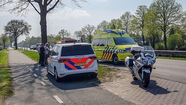 Motorrijder komt ten val op N371 (Video)