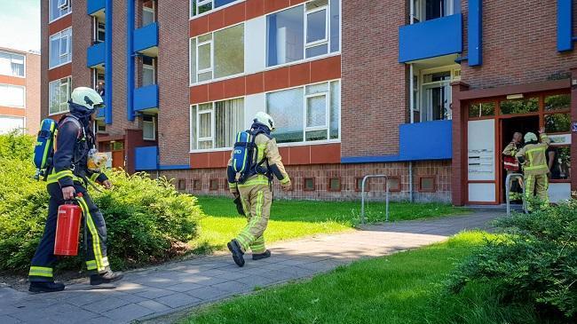 Brandje in flat Thorbeckelaan