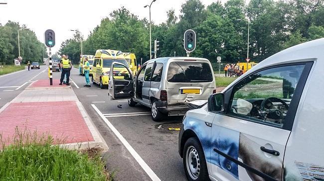 Gewonden bij ongeval Europaweg-Zuid (Video)