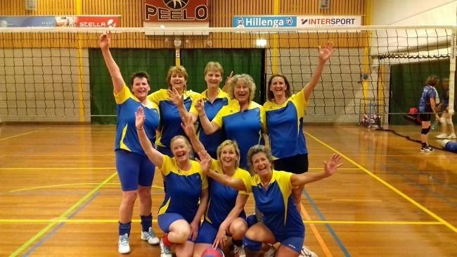 Dames 2 van WIK Bovensmilde Kampioen