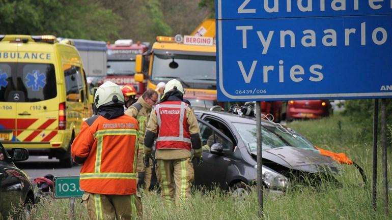 Politie zoekt getuigen na frontale aanrijding op N34