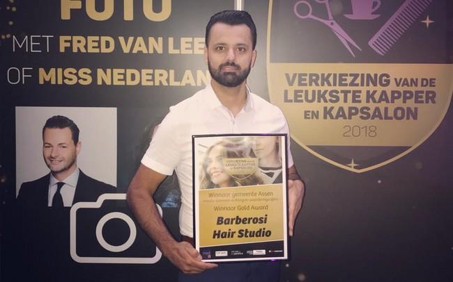 Barberosi Hair Studio uitgeroepen tot leukste kapper en kapsalon