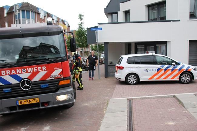 Bewoner sluit zichzelf buiten in Assen