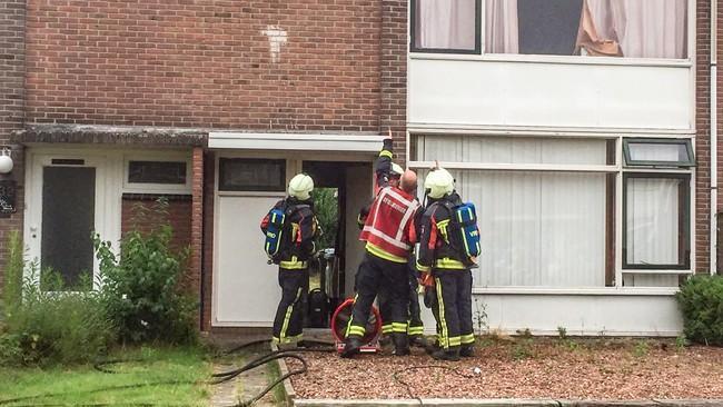 Veel rookontwikkeling bij brand in woning Lariks