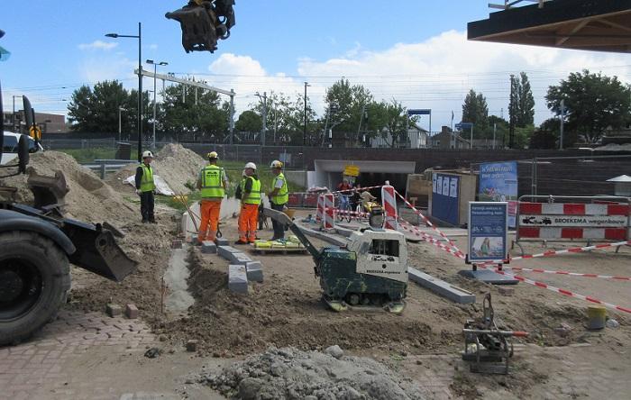 Fietspad in Vredeveldsetunnel bijna klaar