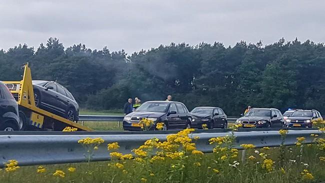 Ongeval op A28 tussen Haren en Assen: kilometers file en N34 afgesloten
