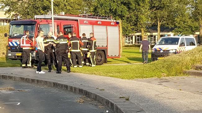 Scooter brandt uit in Marsdijk