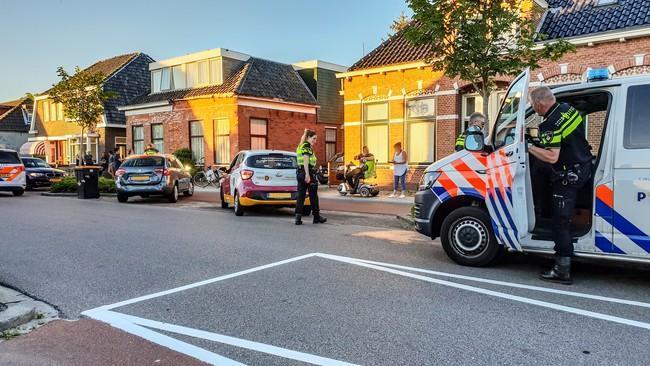 Gewonde bij aanrijding Groningerstraat