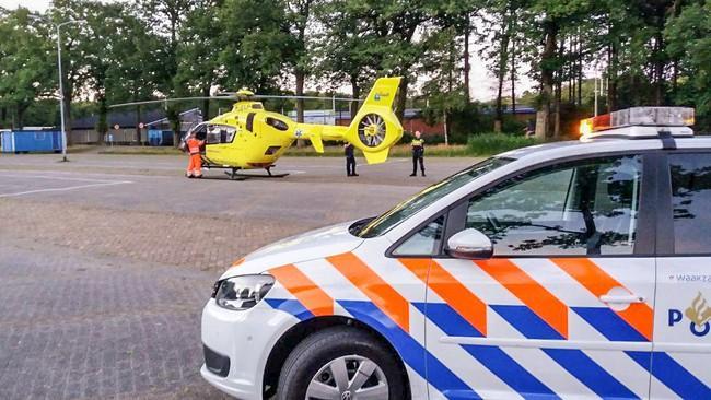 Traumahelikopter landt voor inzet bij Bonte Wever