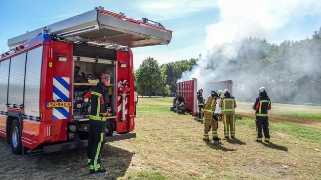 Opnieuw brand in container van TT-camping (Video)