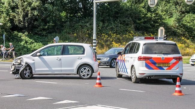 Autos botsten op Europaweg