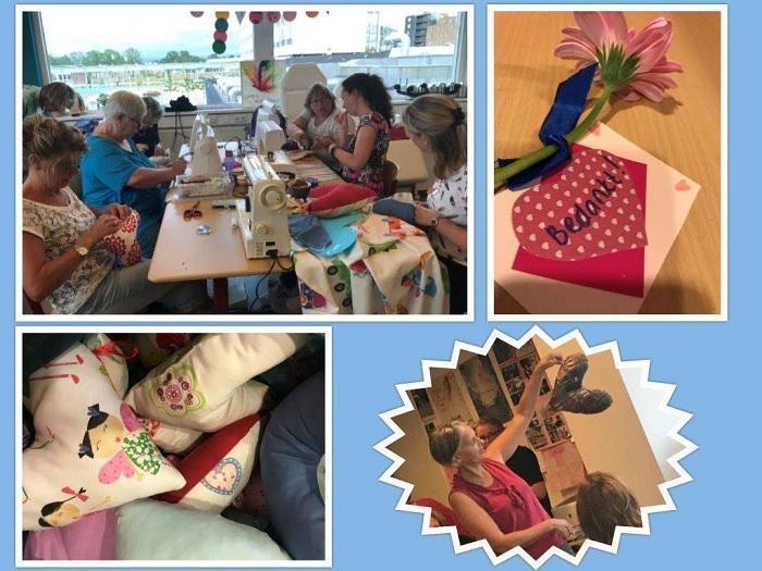 Heart Pillows maken voor Mammacentrum van het WZA