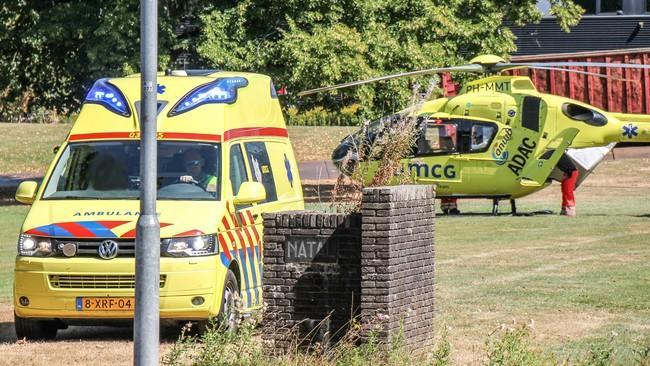 Traumahelikopter landt voor inzet bij Beilerstraat