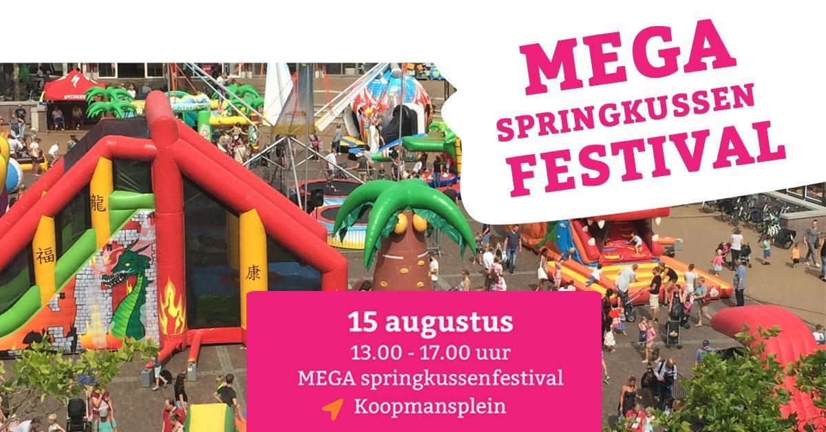 Ook dit jaar weer springkussenfestival op Koopmansplein