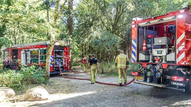 Diepe natuurbrand in Asserbos