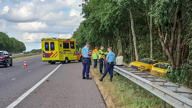 Gewonden bij ongeval op A28 bij Hooghalen