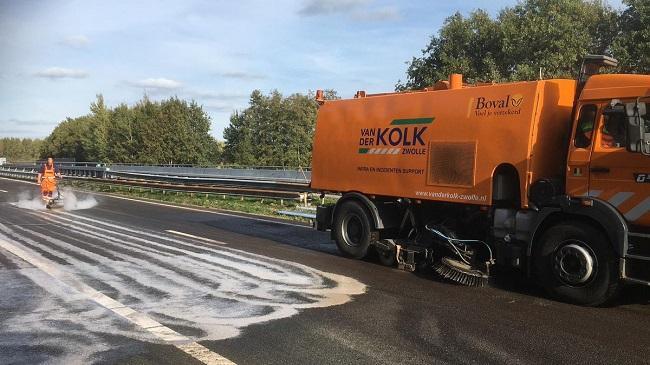 A28 bij Assen bijna weer open na zwaar ongeval