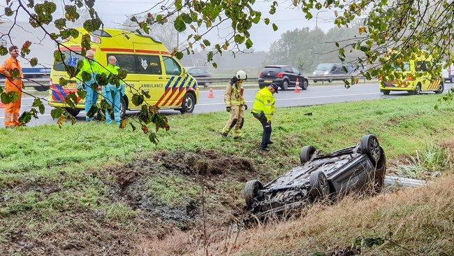 Gewonden bij ernstig ongeval op A28 bij Assen (Video)