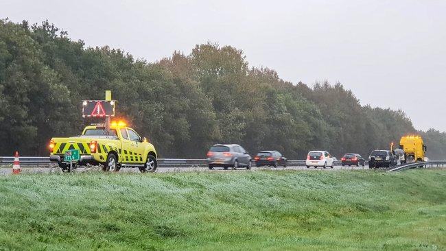 Autos botsen op A28 bij Assen: vijfde aanrijding van vanochtend