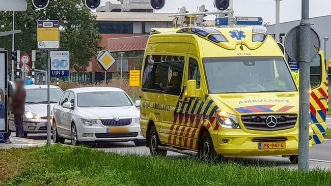 Autos botsen op Europaweg-Zuid