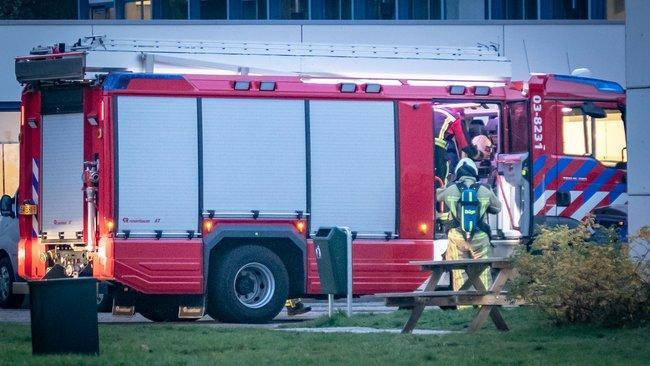 Brand in magnetron op AZC in Assen