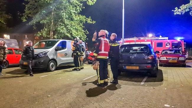 Commotie om autobrand in Noorderpark