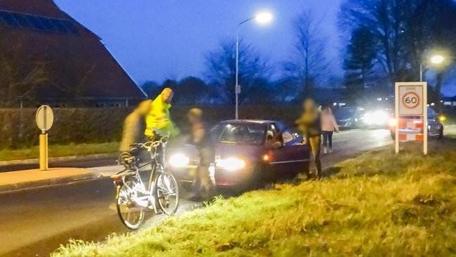 Fietser in Smilde aangereden