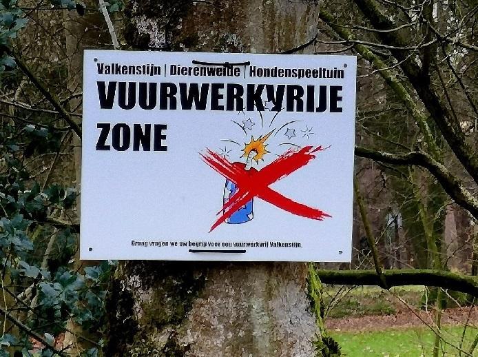 Landgoed Valkenstijn in Assen vuurwerkvrij 