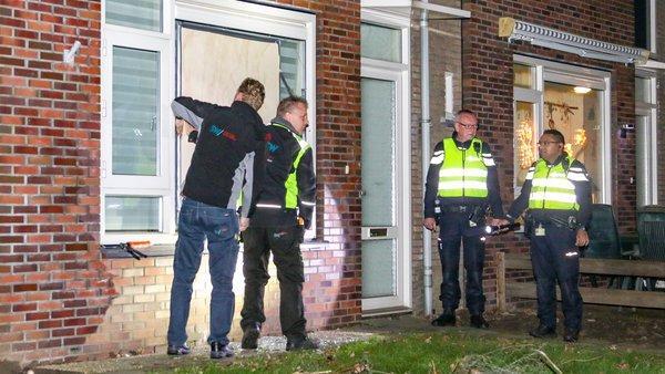 Woning Assen-Oost door zwaar vuurwerk vernield