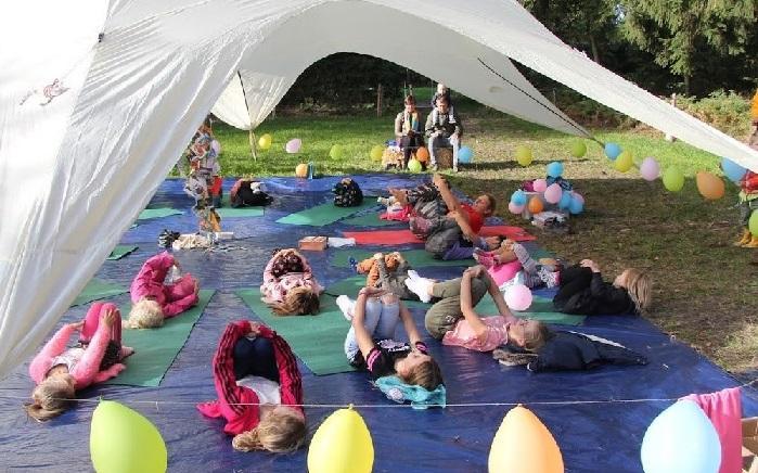 Elke woensdag kinderyoga in duurzaamheidscentrum