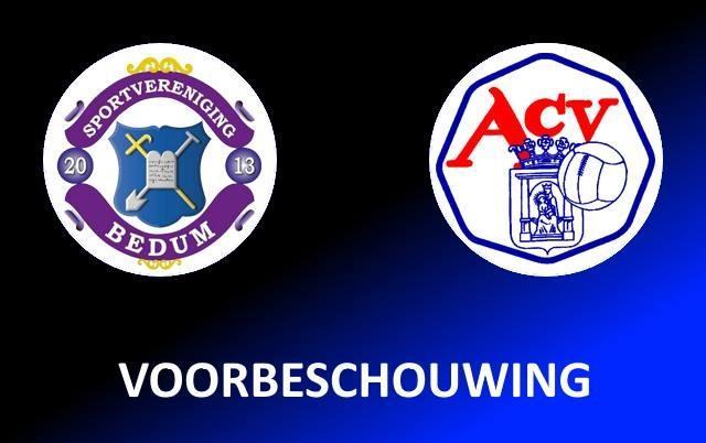 ACV oefend tegen SV Bedum