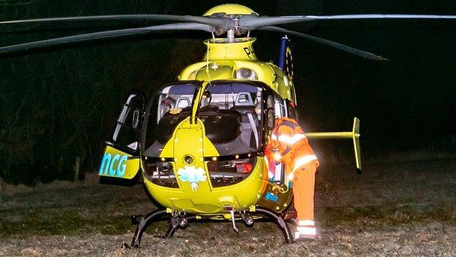 Traumahelikopter voor inzet in Assen